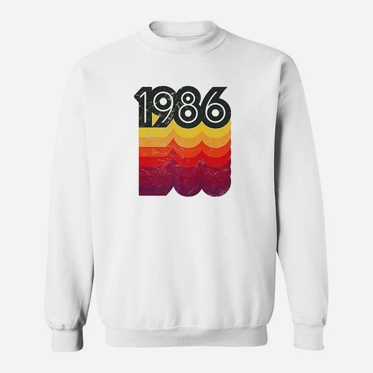 35Th Birthday Vintage Retro 80S Style 1986 Sweatshirt
