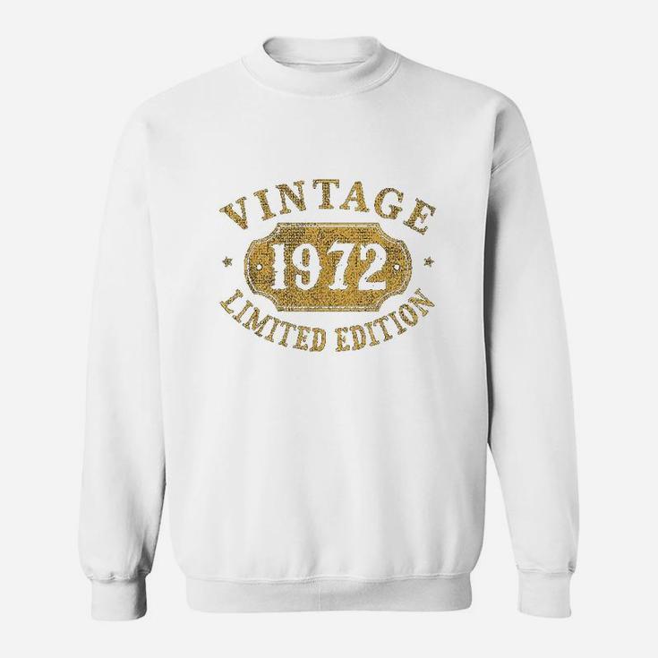 49 Years Old 49Th Birthday Anniversary Gift 1972 Sweatshirt