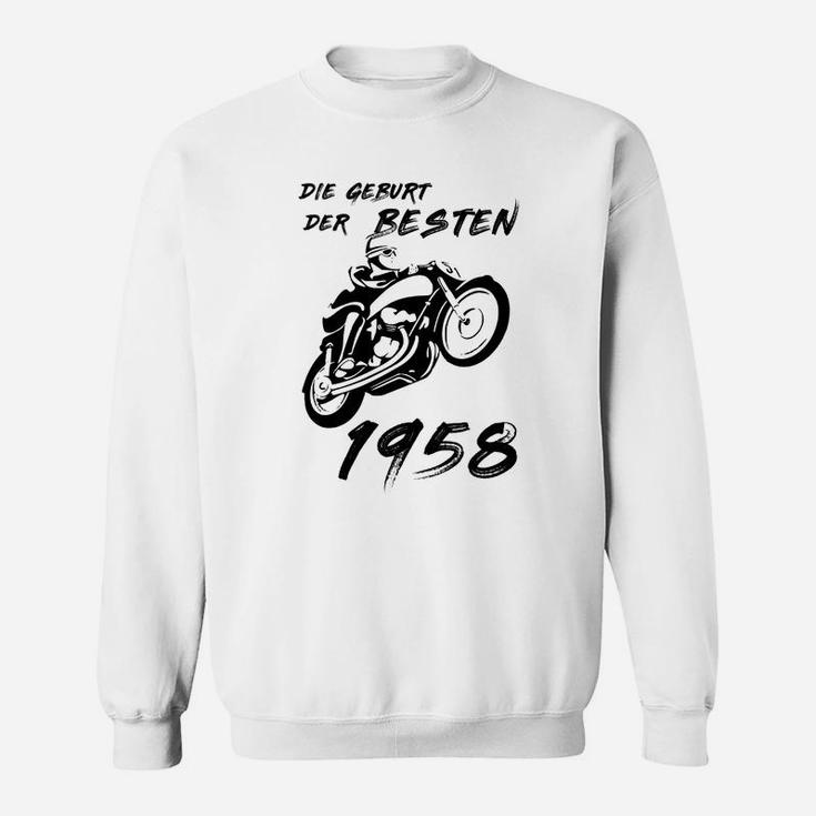 60 Geburtstag Geschenk Die Geburt Der Besten 1958 Sweatshirt