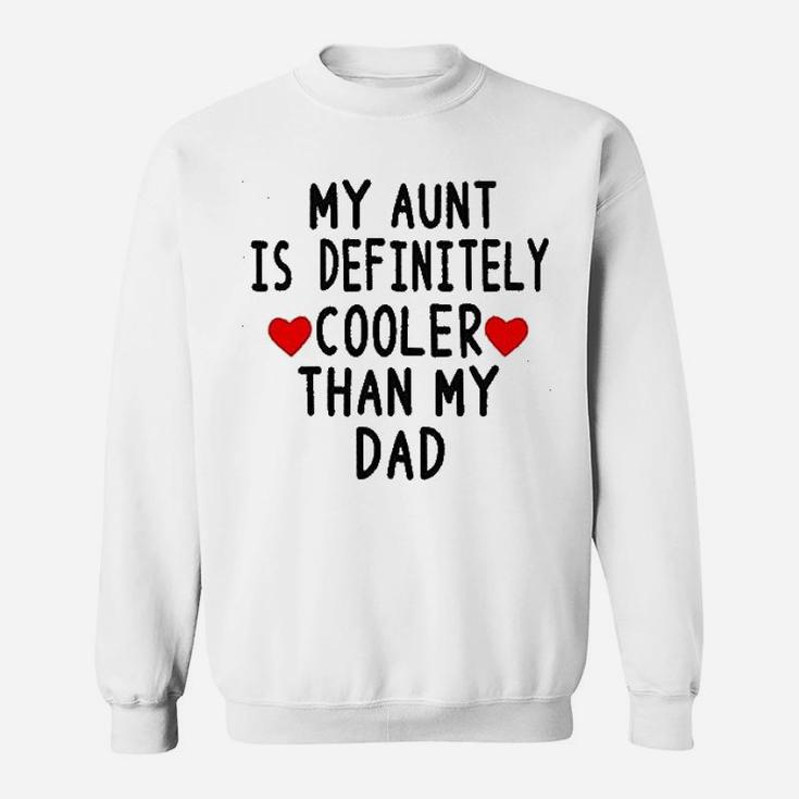 Acwssit Aunt Cool Than Dad Baby Boy Clothes Sweatshirt