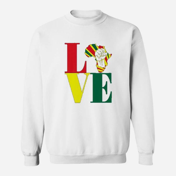 African Pride Black Power Fist Love Africa Map T-Shirt African Pride Black Power Fist Love Africa Map T-Shirt