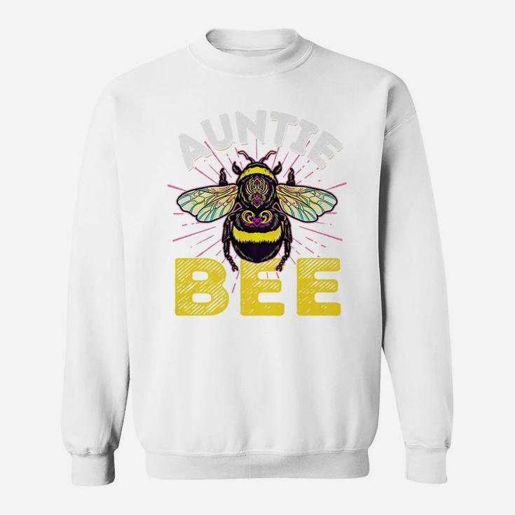 Auntie Bee Family Matching Cute Auntie Of The Bee Sweatshirt