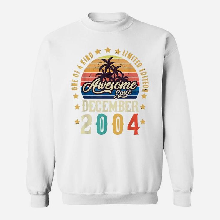 Awesome Since December 2004 Vintage 17Th Birthday Sweatshirt