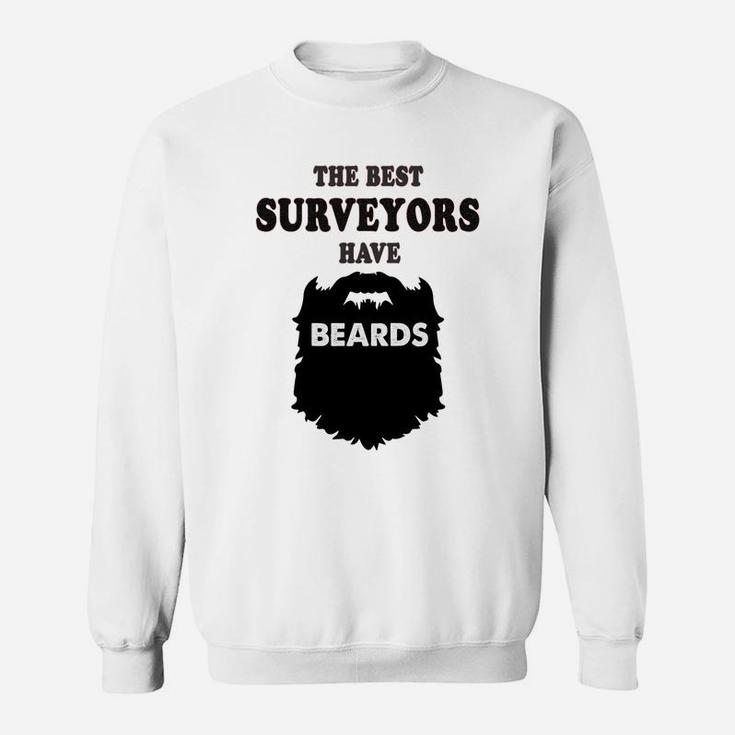 Best Surveyor Premium Beards Gift Surveying Land Tee Sweatshirt