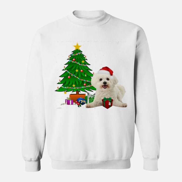 Bichon Frise Dog It's The Most Wonderful Time Of The Year Sweatshirt Sweatshirt