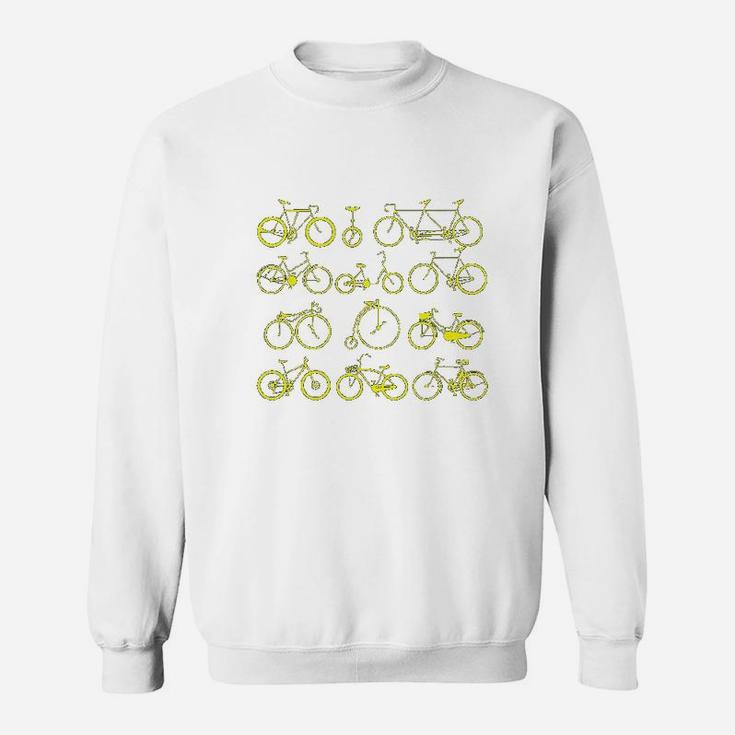 Bicycle Cycling Mountain Bike Humor Cyclist Hipster Rider Sweatshirt