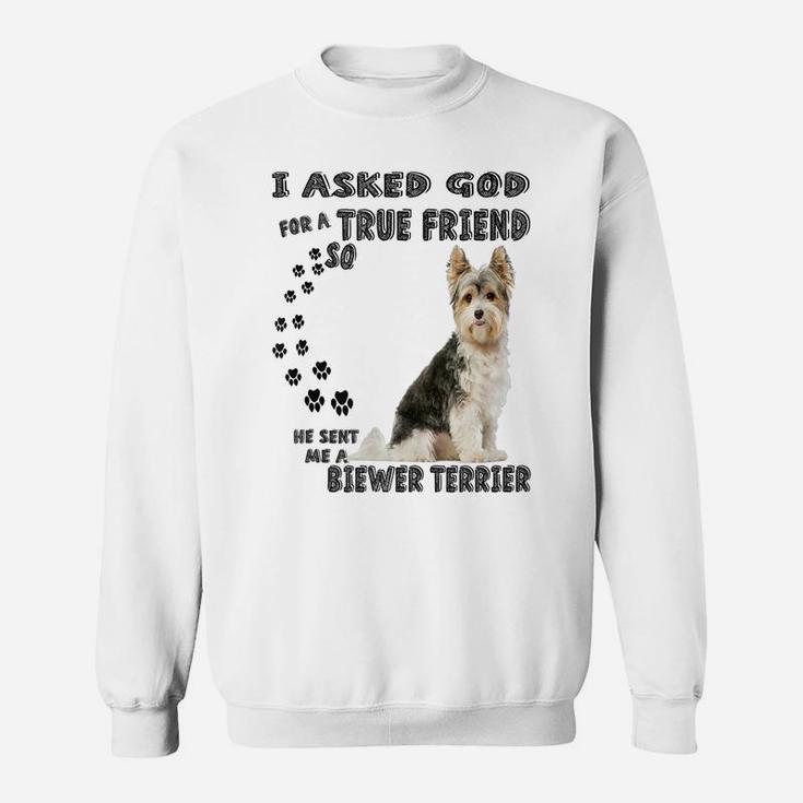 Biewer Yorkshire Terrier Quote Mom Dad Art, Cute Beaver Dog Sweatshirt