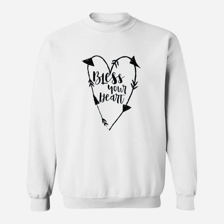 Bless Your Heart Southern Charm Saying Black Sweatshirt