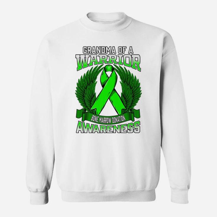 Bone Marrow Donation Awareness Grandmother Support Ribbon Sweatshirt