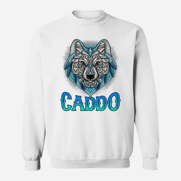 Caddo Wolf Spirit Animal Native American Caddo Heritage Rela Sweatshirt