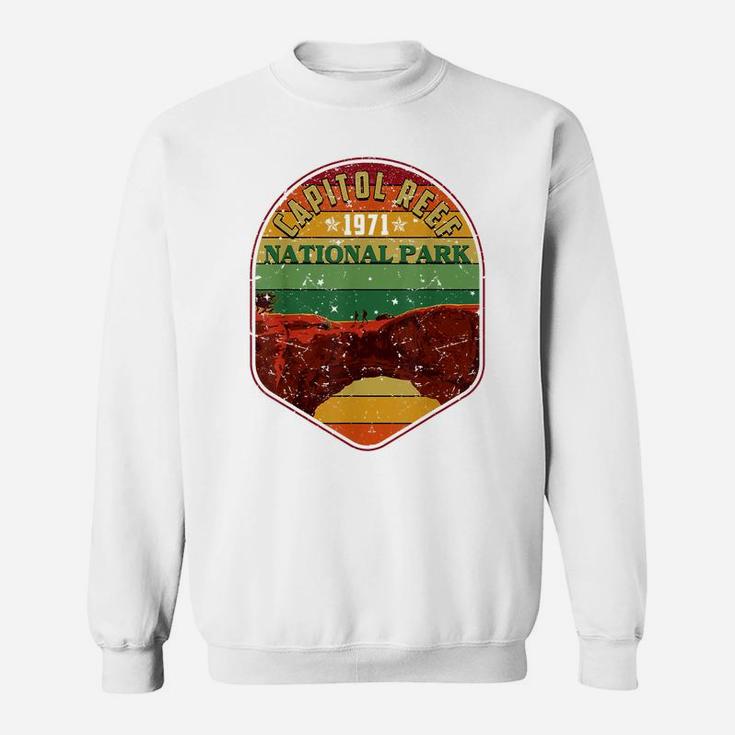 Capitol Reef National Park Camping Lover Vintage Sweatshirt