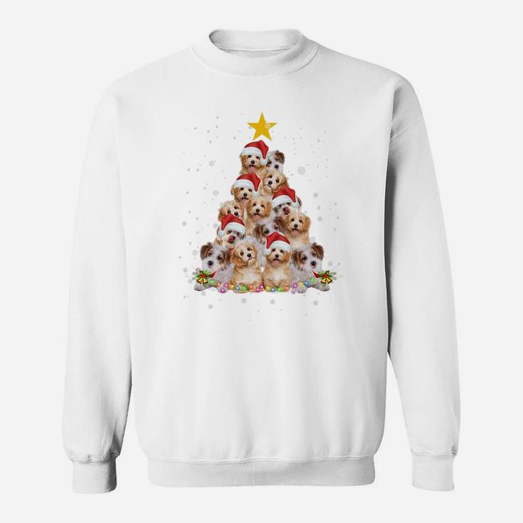 Cavachon Christmas Tree Funny Dog Lover Gifts Xmas Pajamas Sweatshirt