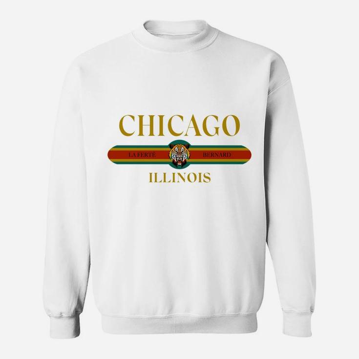 Chicago - Illinois - Fashion Design - Tiger Face Sweatshirt