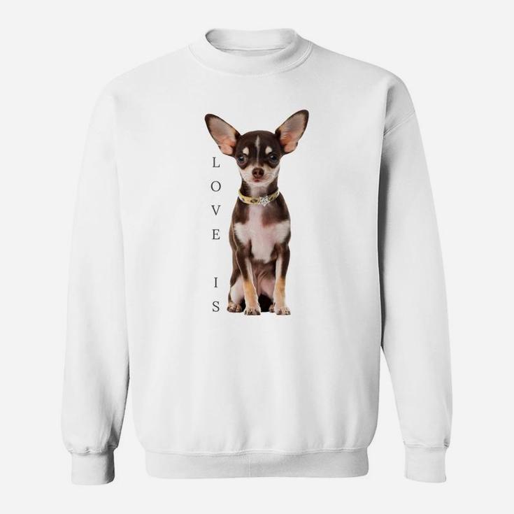 Chihuahua Shirt Dog Mom Dad Tee Love Pet Puppy Chiuauaha T Sweatshirt Sweatshirt