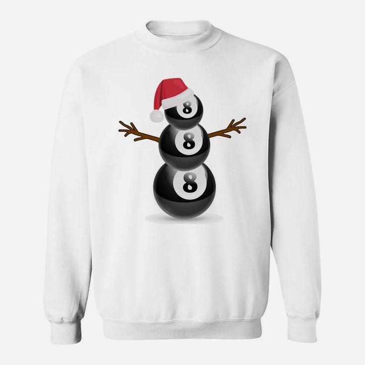 Christmas Summer Billiard Snowman Party Gift Sweatshirt Sweatshirt