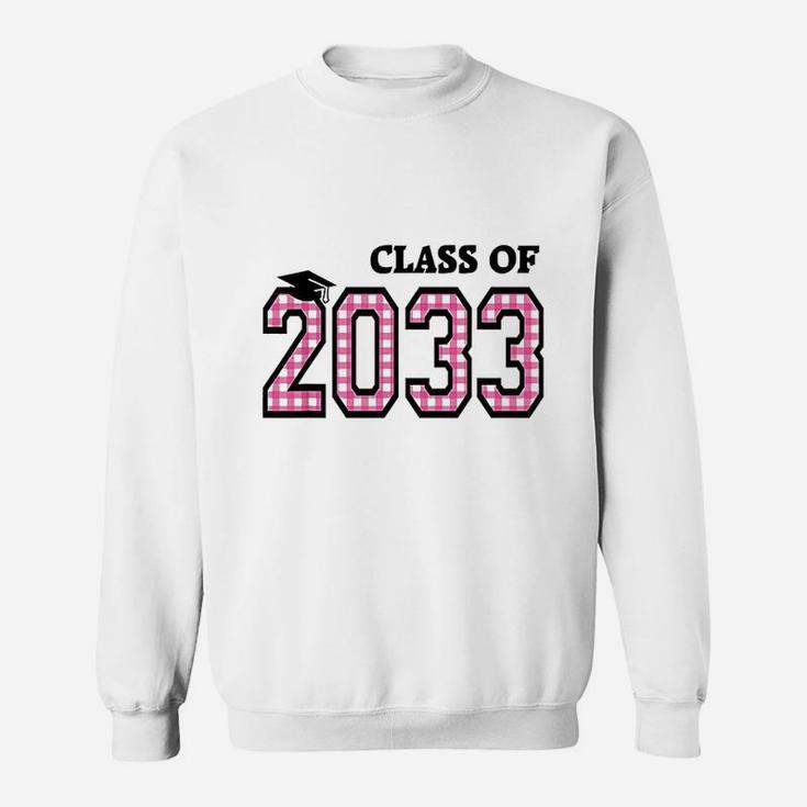 Class Of 2033 Handprints Space On Back School Keepsake Gifts Sweatshirt