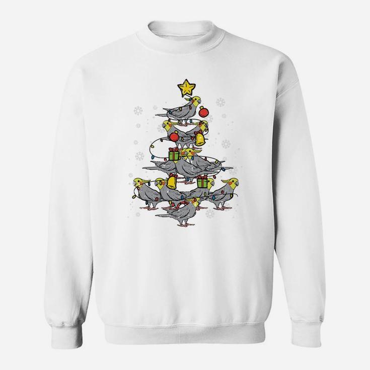 Cockatiel Christmas Tree Bird Cute Xmas Pajamas Pjs Animal Sweatshirt Sweatshirt