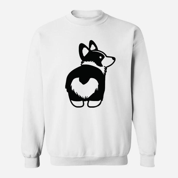 Corgi But Wall Animal Cute Dog Puppy Heart Love Rescue Sweatshirt