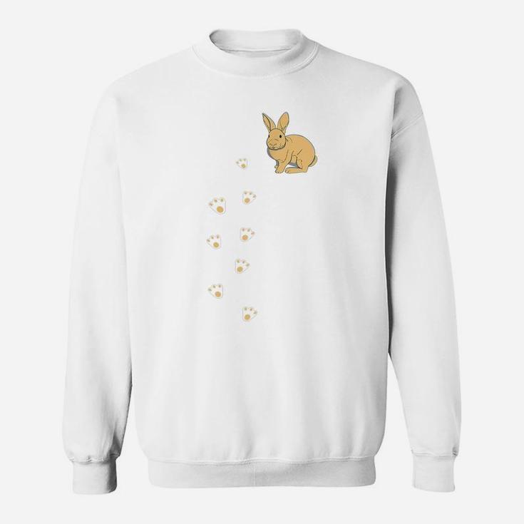 Cute Bunny Rabbit Pocket Easter Day Sweatshirt