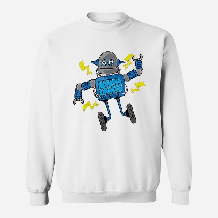 Cute Robot Sweatshirt