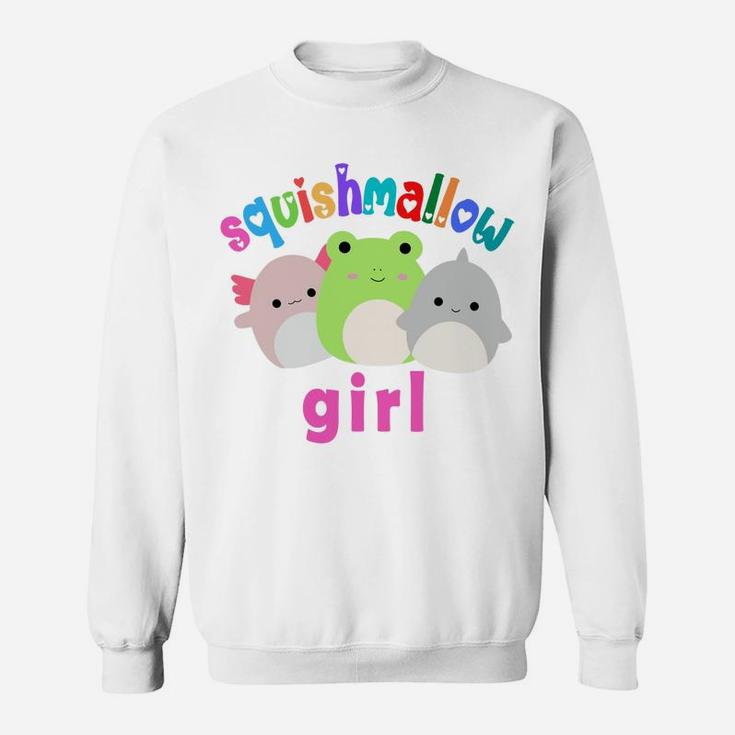 Cute Squishmallow Girl Kindergarten Color For Kids Girls Mom Sweatshirt