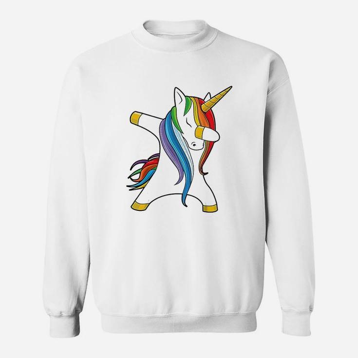 Dabbing Unicorn Rainbow Unicorns Sweatshirt