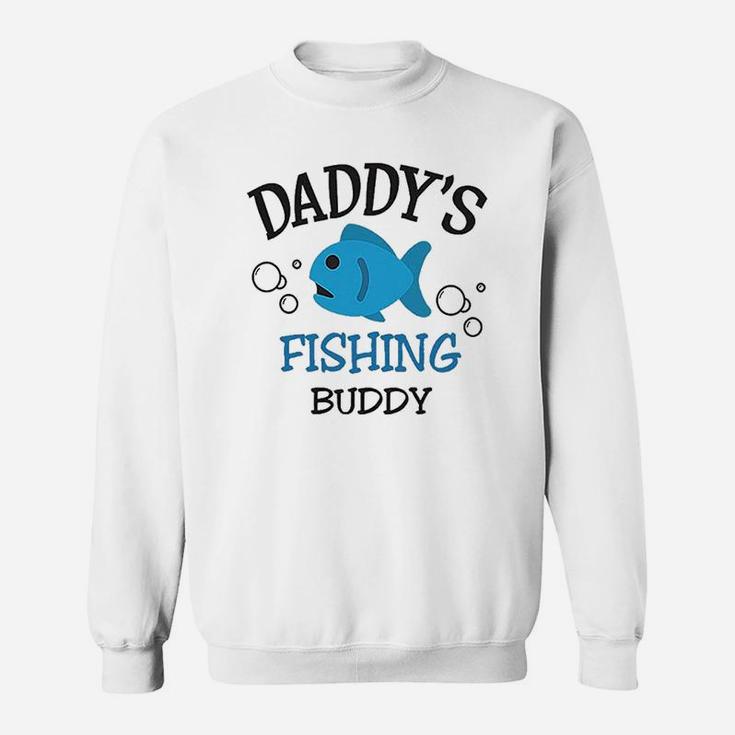 Daddys Dad Father Fishing Buddy Style B Fathers Day Sweatshirt