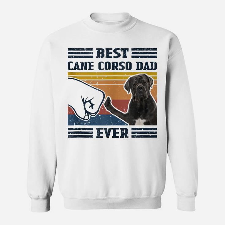 Dog Vintage Best Cane Corso Dad Ever Father's Day Sweatshirt