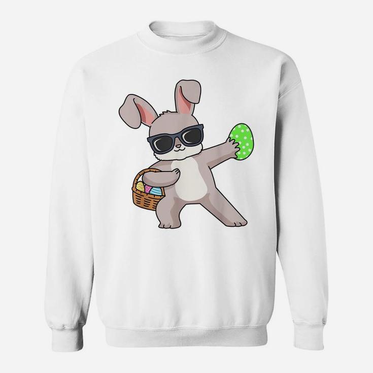 Easter Shirt Dabbing Rabbit Dab Egg Hunting Easter Bunny Sweatshirt