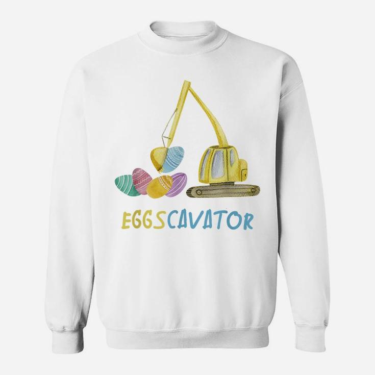 Eggscavator Easter Eggs Hunting Sweatshirt