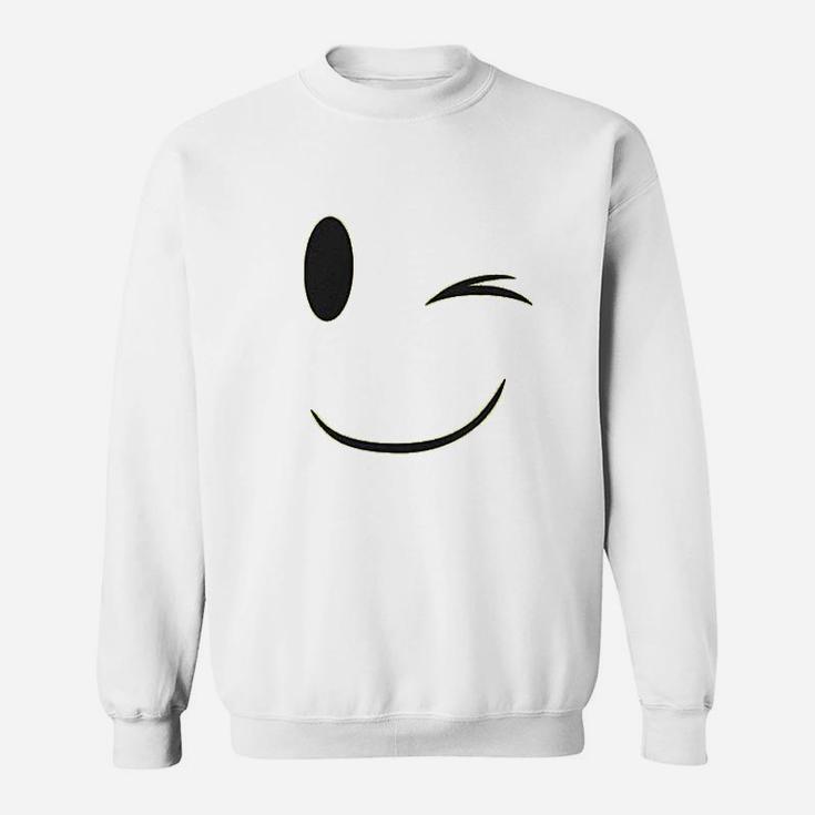 Emoticon Smile Face Sweatshirt