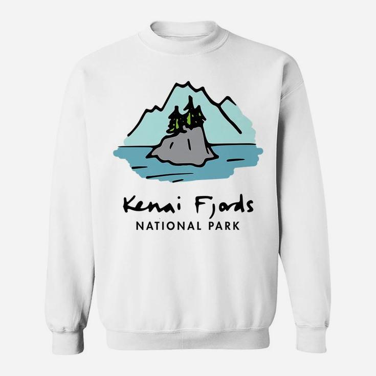 Family Vacation Gift - Retro Kenai Fjords National Park Sweatshirt