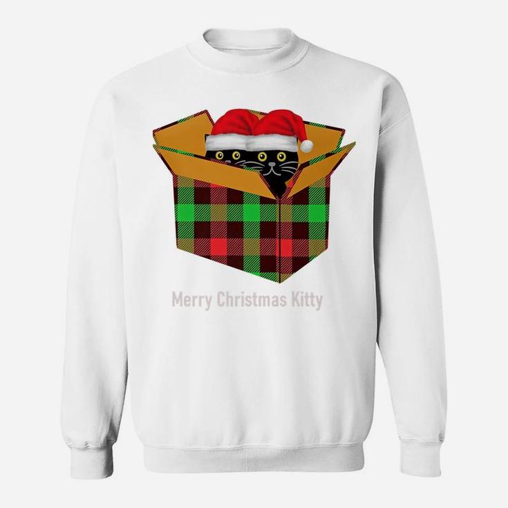 Funny Cats For Christmas - Lowely Meowy Kitten Gift Sweatshirt