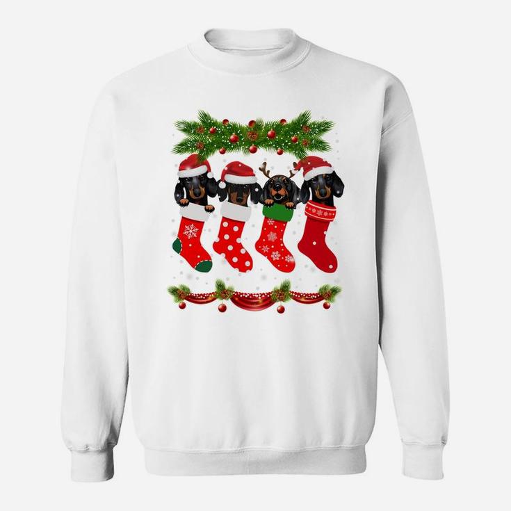 Funny Pug In Socks Christmas Dog Lovers Xmas Sweater Gifts Sweatshirt Sweatshirt