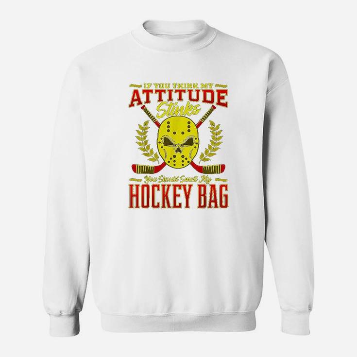 Funny Sayings For Boy And Girl Ice Hockey Players Teams Sweatshirt