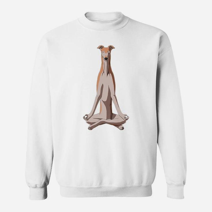 Funny Yoga Dog Greyhound Sweatshirt