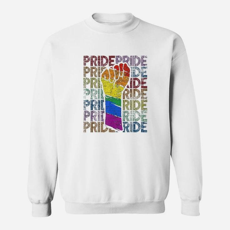 Gay Pride Fist Lgbt Sweatshirt