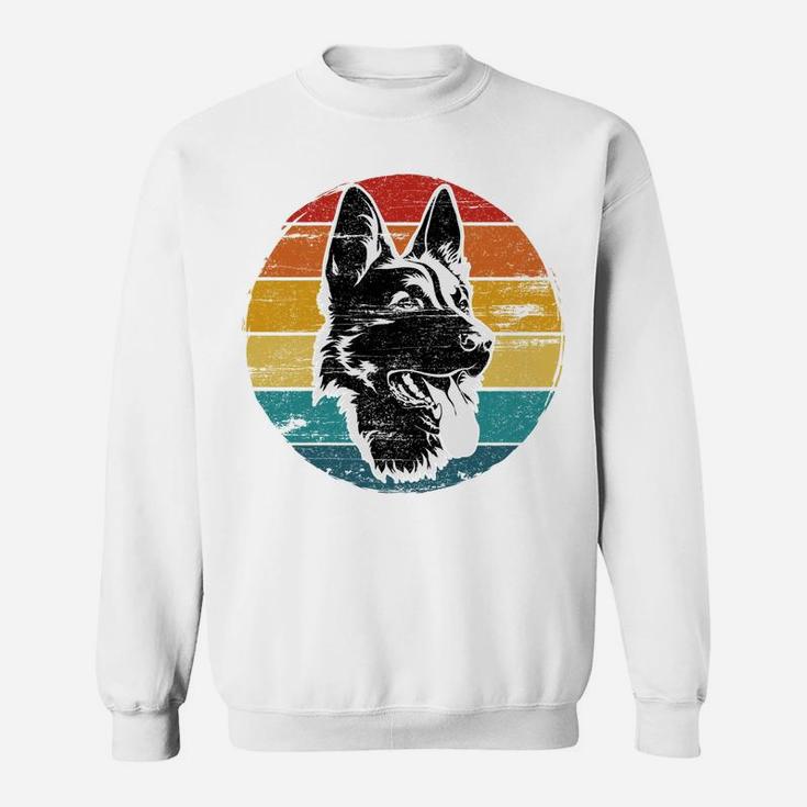 German Shepherd Lovers Vintage Mom Dad Dog Pet Lover Gift Sweatshirt