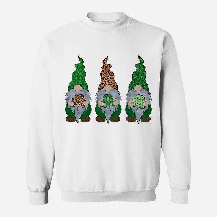 Gnome T Shirt Shamrock Lucky Womens St Patricks Day Sweatshirt