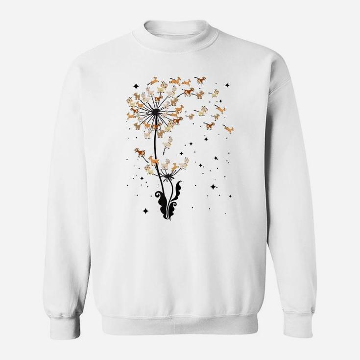 Goat Dandelion Flower Funny Animals Lovers Tee For Men Women Sweatshirt