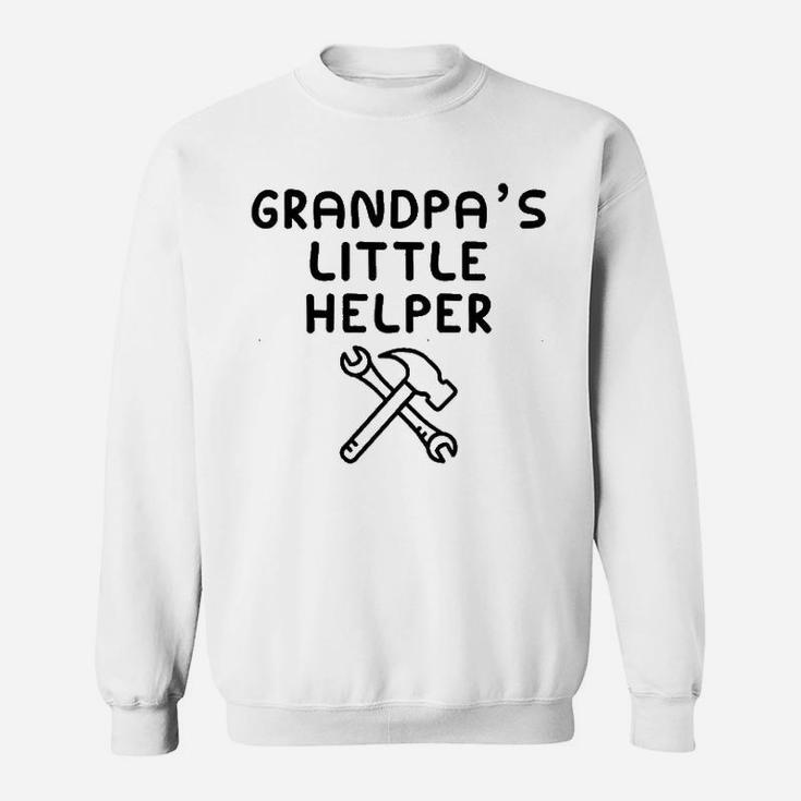 Grandpas Little Helper  I Love My Grandfather He Is My Bbf Sweatshirt
