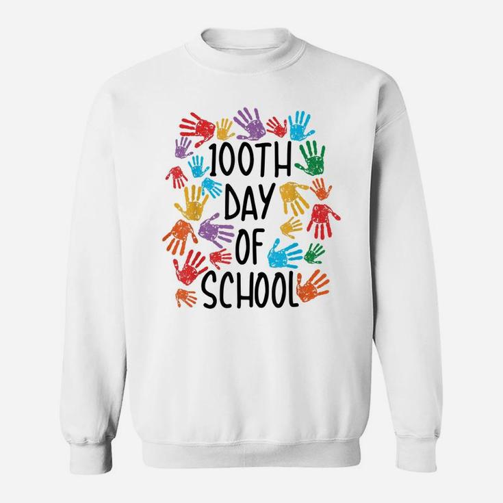Happy 100Th Day Of School Shirt | Preschool Teachers Gift Sweatshirt