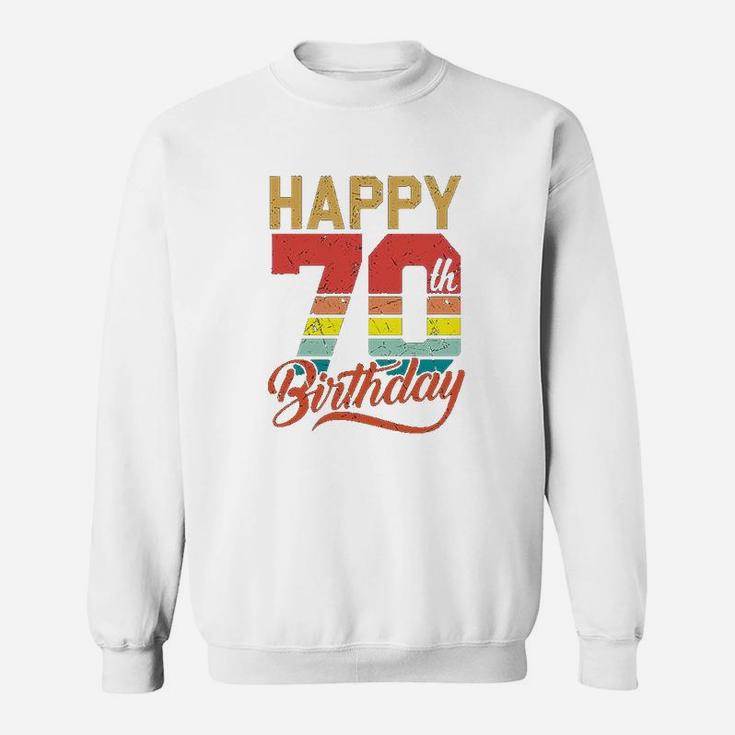 Happy 70Th Birthday Gift 70 Years Old Vintage Born In 1949 Sweatshirt