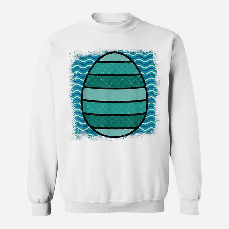 Happy Easter Egg Hunting Cute Retro Art-Work Sweatshirt