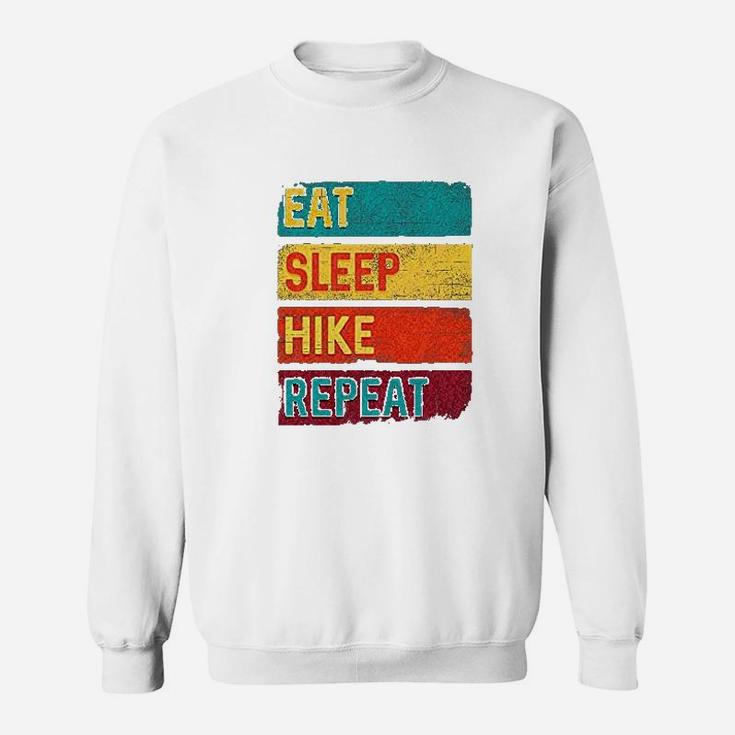 Hiking Camping Eat Sleep Hike Repeat Sweatshirt