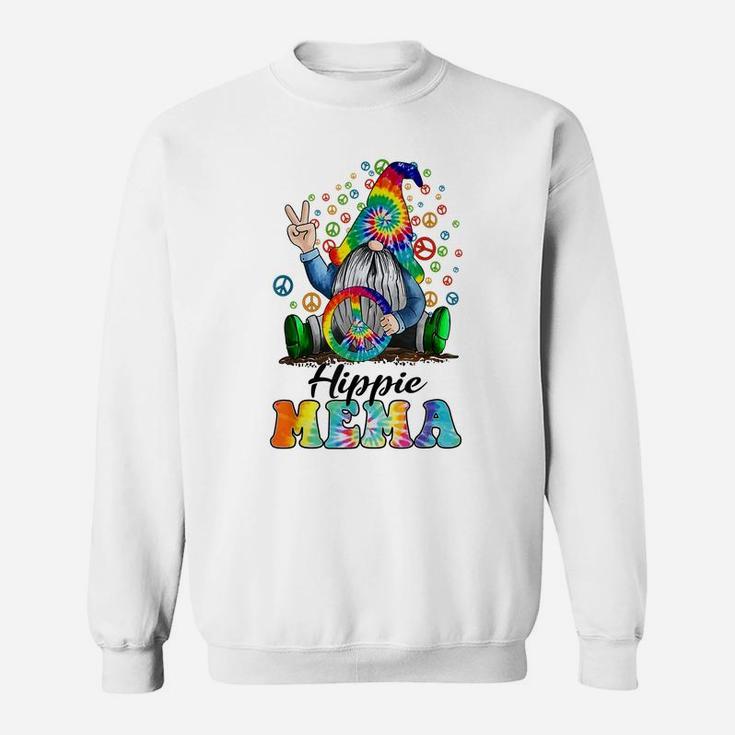 Hippie Mema Gnome Colorful Gnome Mother's Day Gift Sweatshirt