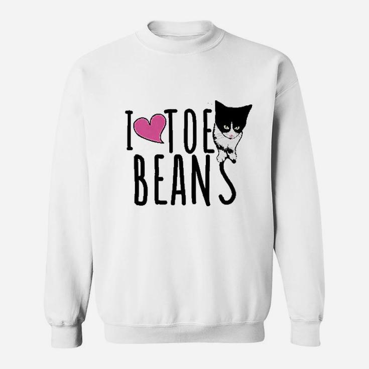 I Love Toe Beans Sweatshirt
