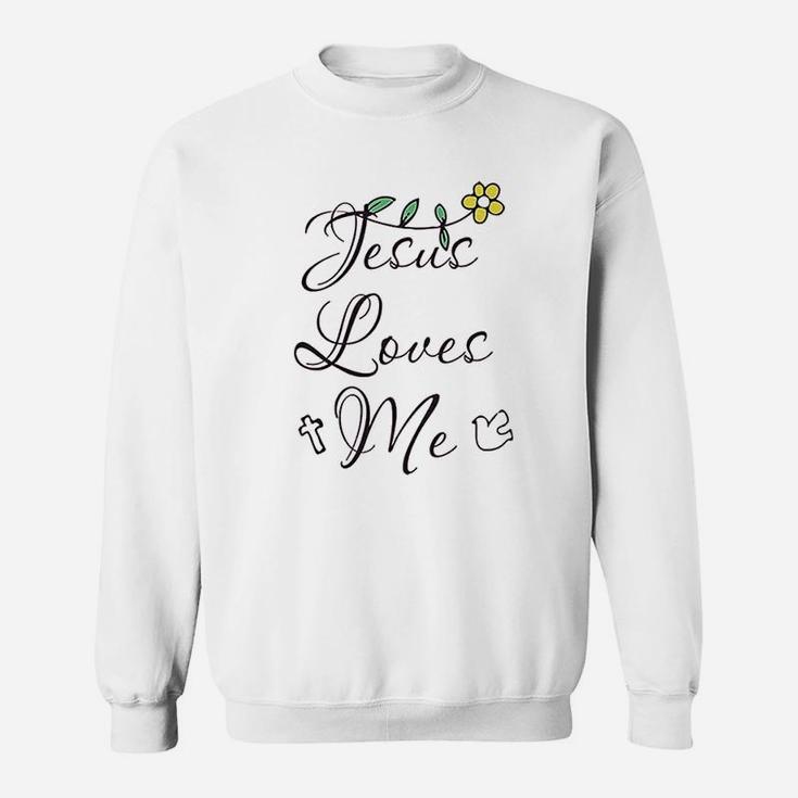 Jesus Loves Me Christian Boy N Girl Clothes Sweatshirt