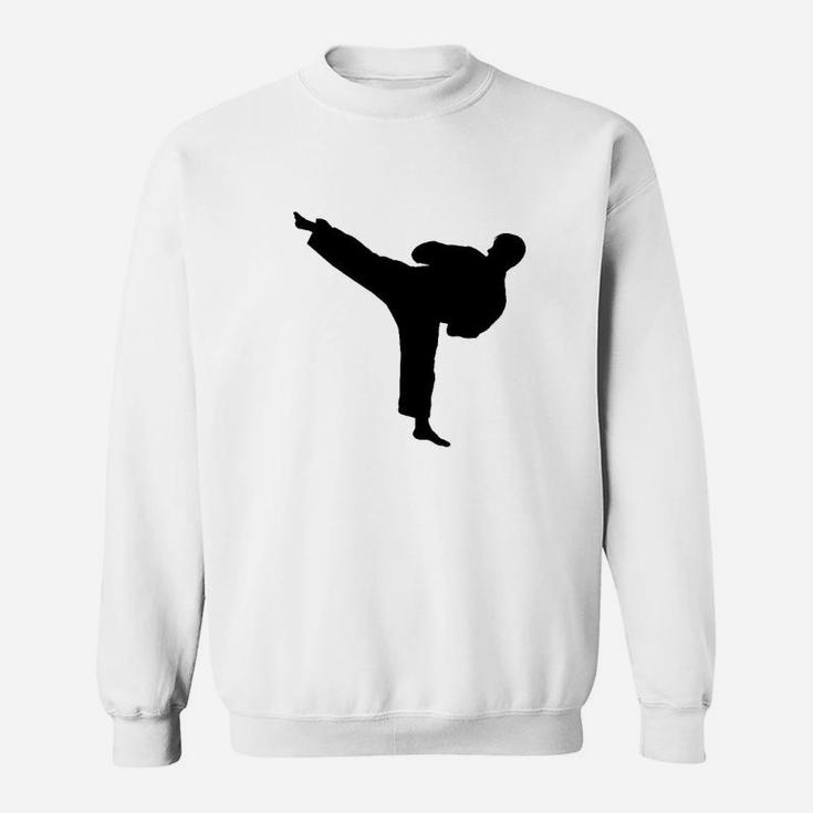 Pull De Noël "Merry Kickmas" Pour Passionnés De Karaté Et Arts Martiaux - Sweatshirt Humoristique Cadeau De Fêtes