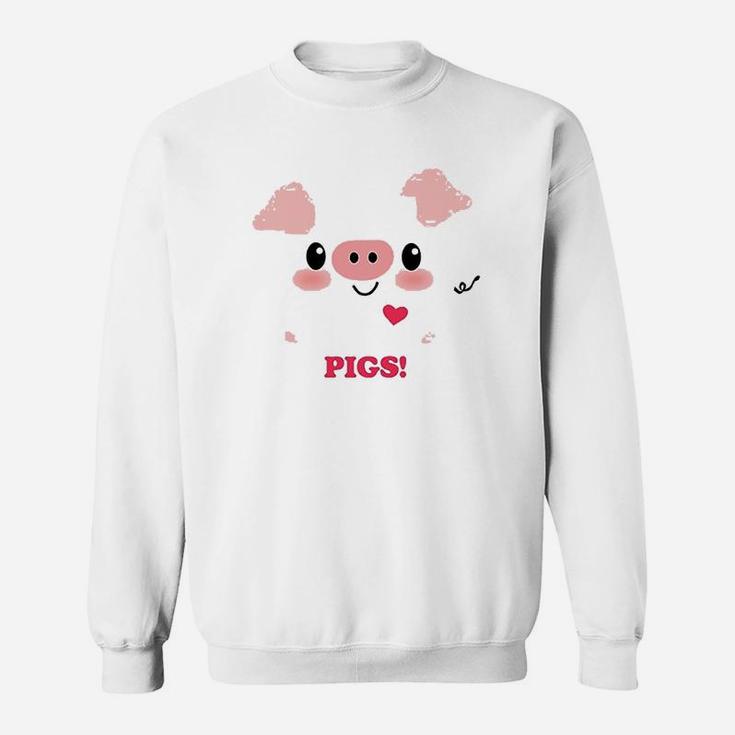 Kawaii I Love Pigs Sweatshirt